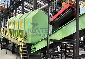 Waste sorting line