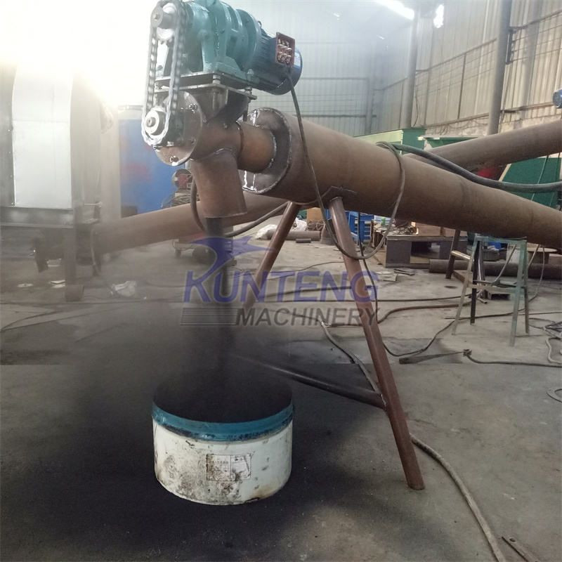 Smokeless Continuous Carbonization Furnace Food Waste Vinasse Olive Pomace Carbonization Furnace Charcoal Making Machine