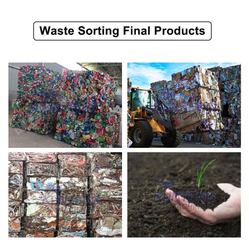 Turnkey Project Municipal Solid Waste Recycling Machine Waste Separator Waste Treatment Machinery