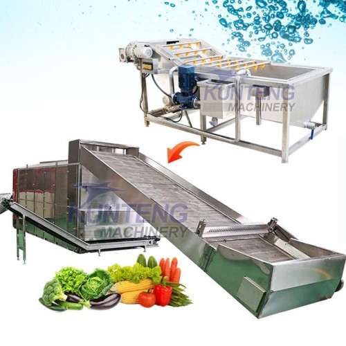 Fully Automatic Root Vegetable Dryer Ginger Cassava Drying Machine Cassava Washing Slicing Drying Production Line