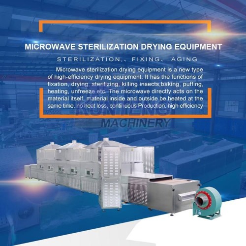 Commercial microwave dryer box meal heating tea withering machinery industrial food rapid drying sterilization machine