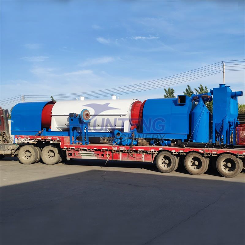 High Temperature Biomass Sawdust BBQ Charcoal Biochar Making Machine Continuous Carbonization Furnace