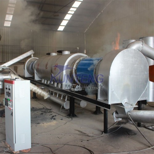 Small particle material carbonization furnace rice husk carbonization equipment  continuous carbonization furnace