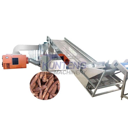 High Efficiency and High Output Vegetable & Fruit Cassava Continuous Work Dryer Mesh Belt Drying Machine Equipment