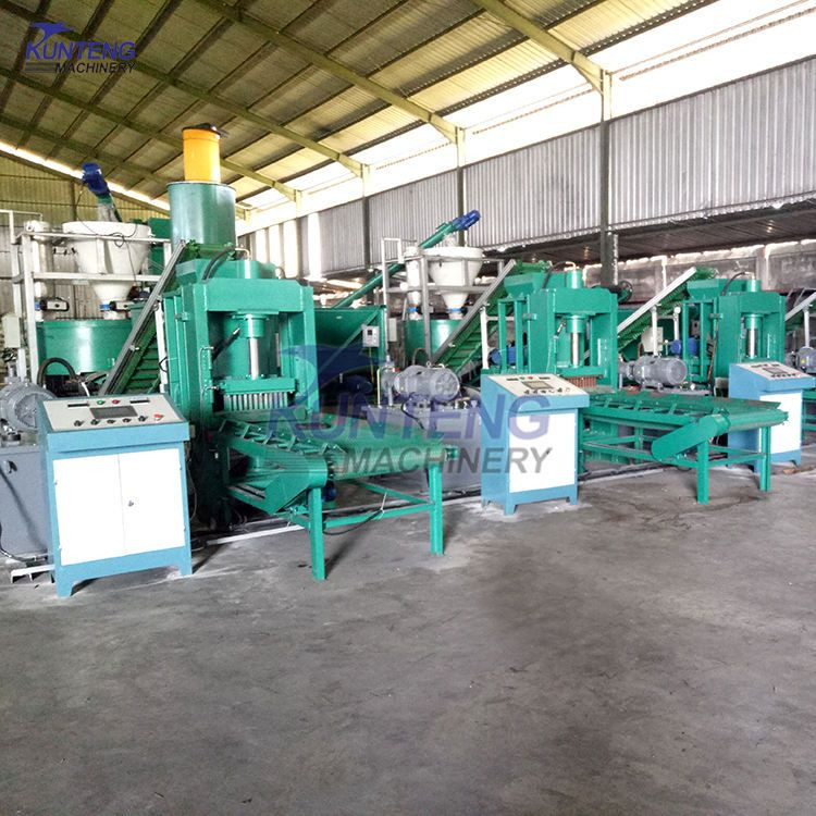 Automatic Hydraulic Charcoal Briquette Equipment Powder Material Forming Machine