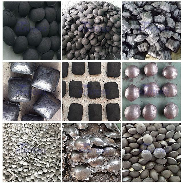 High Pressure Clean Coal Ball Press Machine Coal Ball Egg Forming Machine Smokeless Coal Powder Ball Making Equipment
