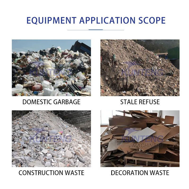 Construction waste air Seperation Machine garbage recycling machinery large capacity air screening machine
