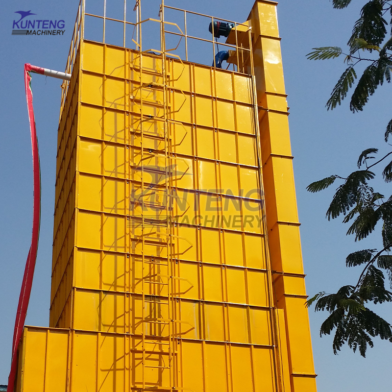 Large Grain Drying Tower Continuous Grain Drying Equipment Line Best Selling Corn Wheat Rice Drying Machine