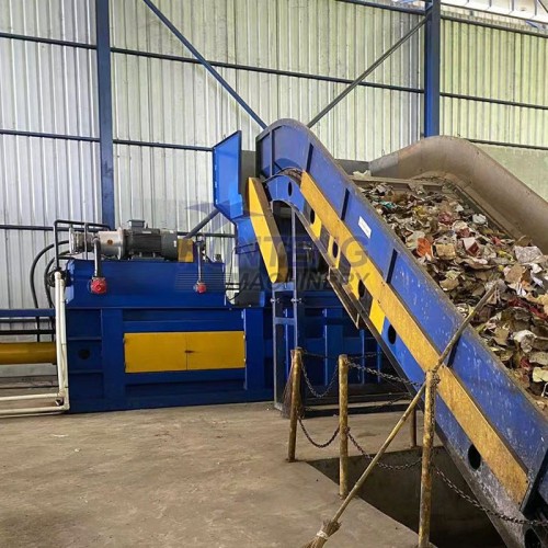 Household Waste Management Shredder Twin Shaft E Waste Scrap Metal Tin Can Plastic Crusher Machine