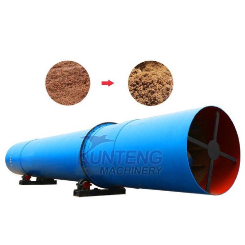 Industrial large particle dryer ore sediment drying equipment large capacity continuous dryer