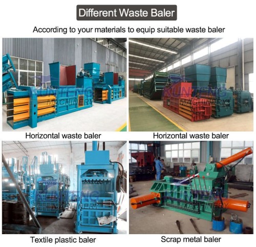 Waste Treatment Machinery for Manufacturing Plant Waste Crusher Machine Waste Shredder and Baler