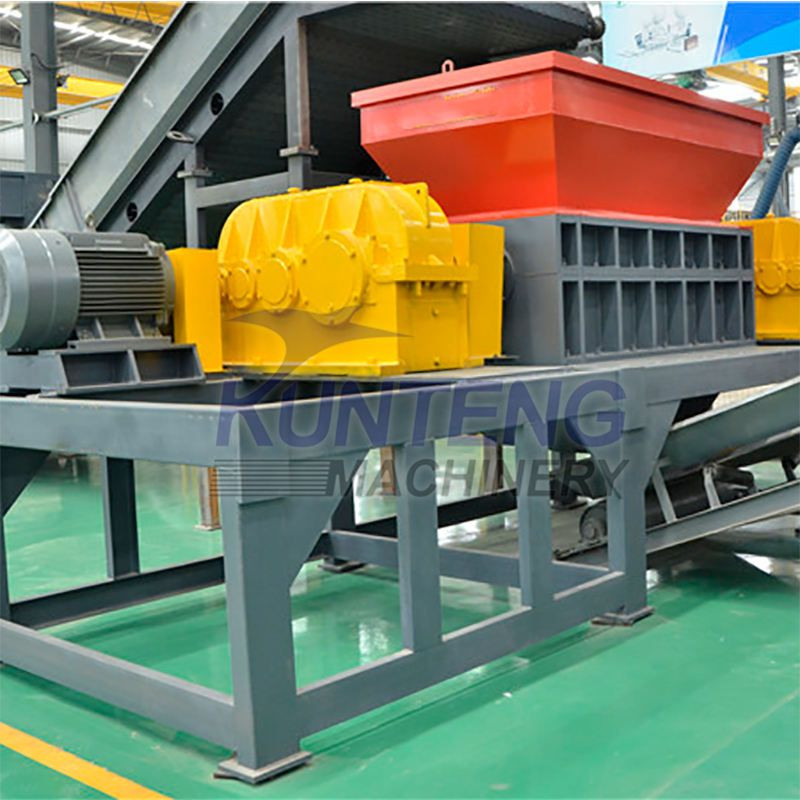Double Shaft Shredder Machine Slaughter Waste Shredder Fish Chicken Cow Animal Bone Crusher Machine Bone Shredder