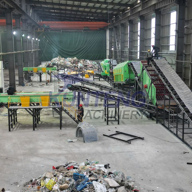 Urban Garbage Machine Municipal Garbage Recycling Plant City Solid Waste Sorting Plant
