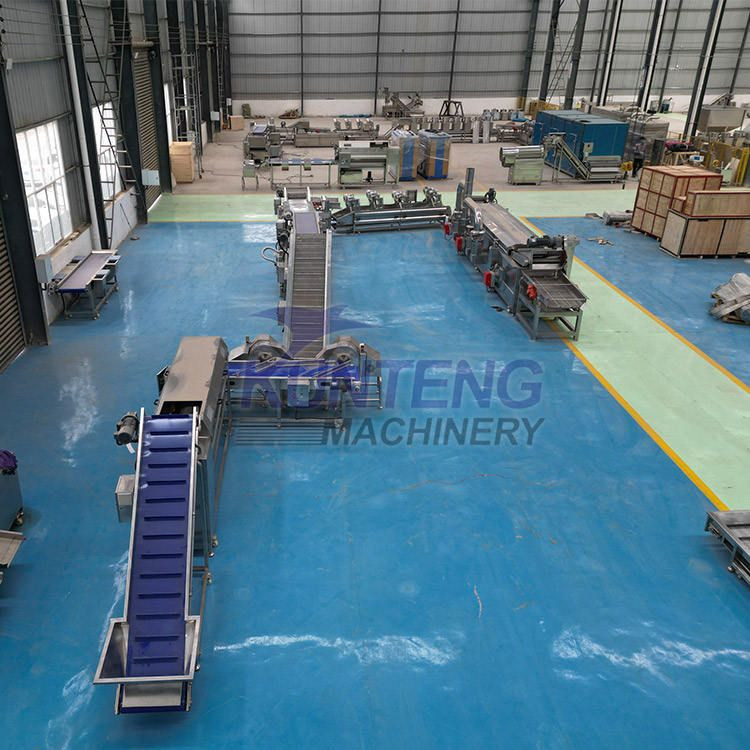 Fully Automatic Banana Slice Plantain Slice Frying Production Line Continuous Chip Banana Slice Fried Processing Line