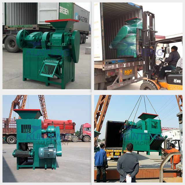 Wood Briquette Machine Coconut Shell Factory Charcoal Machine Calcium Carbonate Oval Ball Shape coke Press Machine