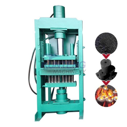 Automatic Coconut Charcoal Hydraulic Press Machine Sawdust Charcoal Briquette Machine Biomass Charcoal Briquette Machine