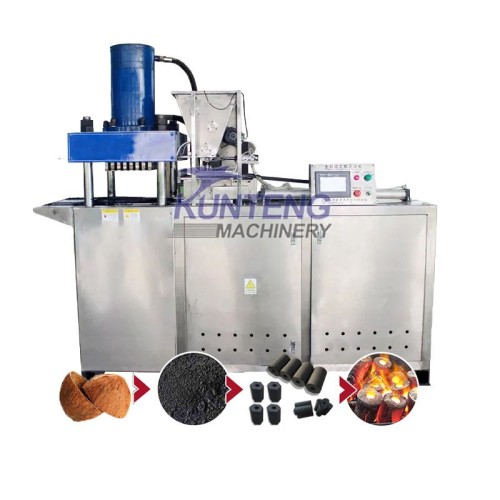 Stainless steel integrated hydraulic forming machine coal block pressing machine oconut shell charcoal forming machine