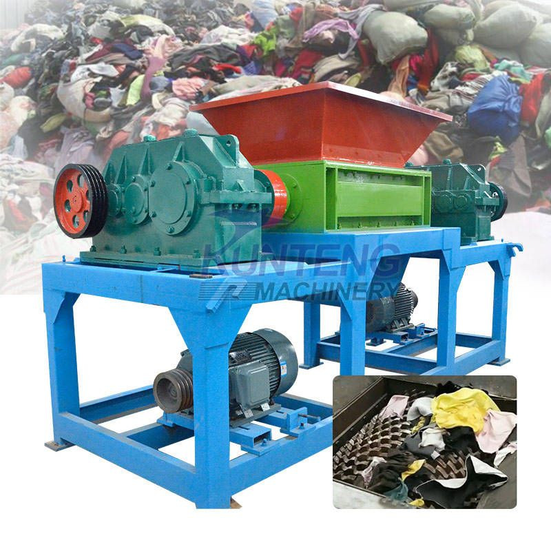 Industrial Waste Shredder Machine Textile Cotton Fabric Waste Clothing Recycling Shredder Machine