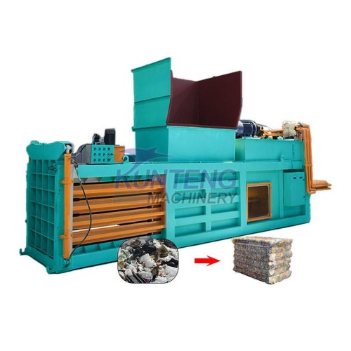Solid Waste Baling Machine Garbage Packing Machine Waste Cloth Plastic Bundle Machine for Waste Sorting Line