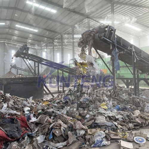 City Waste Segregation Machine Waste Sorting Shredding RDF Production Line Waste Plastic to Fuel Machine