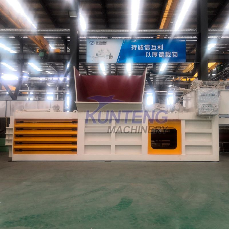 Solid Waste Baling Machine Garbage Packing Machine Waste Cloth Plastic Bundle Machine for Waste Sorting Line