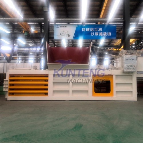 Solid Waste Baling Machine Garbage Packing Machine Waste Cloth Plastic Bundle Machine for Waste Sorting Line