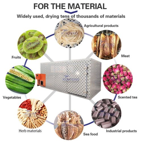 Coconut Chips Drying Machine Coconut Meat Fruit Dehydration Equipment Hawthorn and Pineapple Drying Room