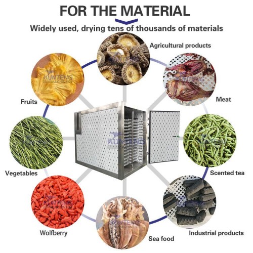 Industrial coal drying oven large capacity drying equipment charcoal dryer heat pump tray dryer