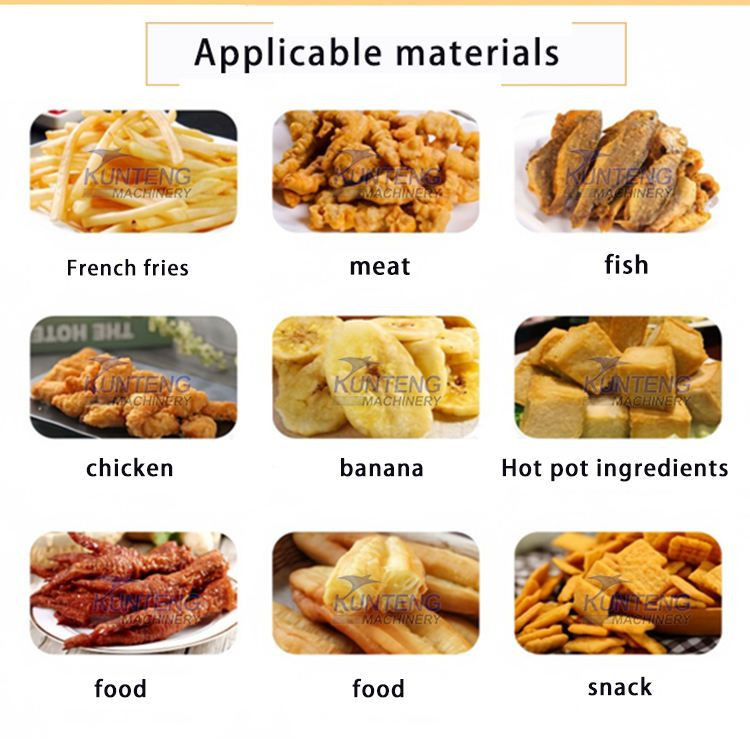 Potato Chip Processing Line Potato Chip Frying Equipment Frozen French Fries Potato Chip Frying Production Line