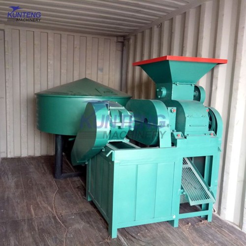 High Pressure Mineral Iron Biochar Powder Briquette Making Machine Charcoal Coal Powder Ball Shape Briquettes Machine