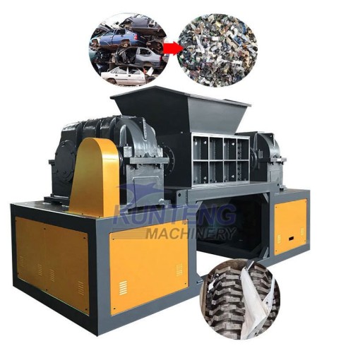 Construction waste shredder scrap metal car shell shredder industrial waste shredding equipment waste treatment line