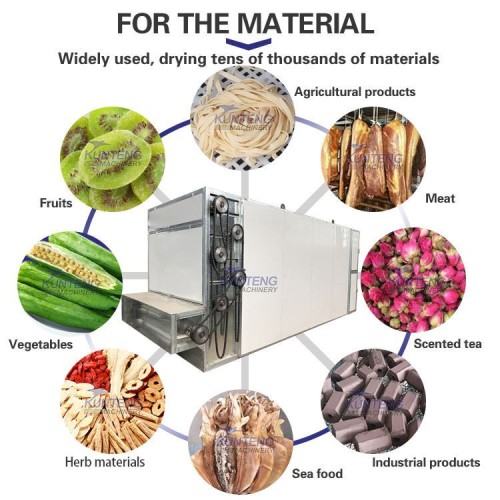 Fruit and Vegetable Drying Machine Chilli Potato Chips Drying Machine Fruit and Vegetable Washing and Drying Machine