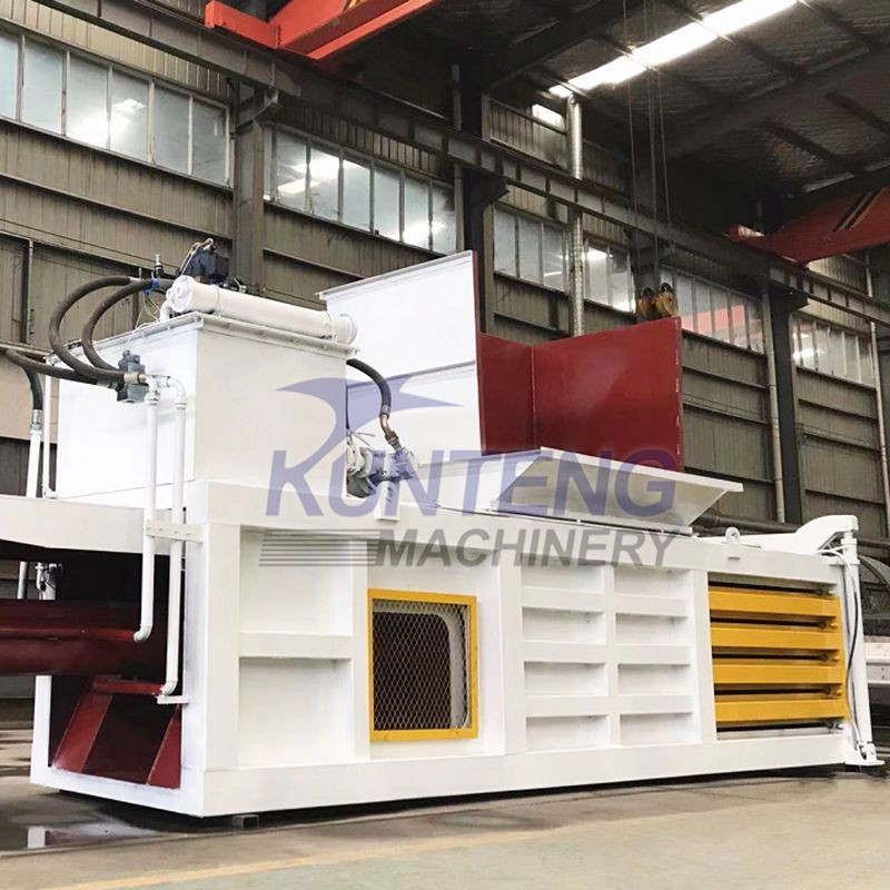 Household Waste Compactor Machine Plastic Cardboard Scrap Metal Baler Waste Sorting System Waste Treatment Machinery