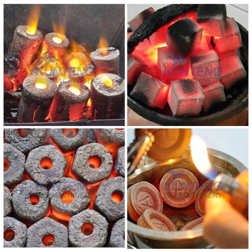 Automated hydraulic charcoal forming machine hookah charcoal block making machine sawdust charcoal block machine
