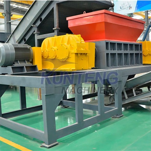Double Shaft Shredder Machine Slaughter Waste Shredder Fish Chicken Cow Animal Bone Crusher Machine Bone Shredder