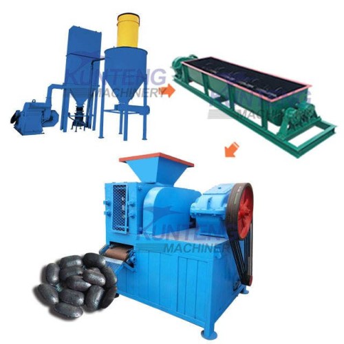 High Pressure Coal Ball Press Machine Coal coke Powder Ball Press Machine Coal Pressing Ball Production Line Equipment
