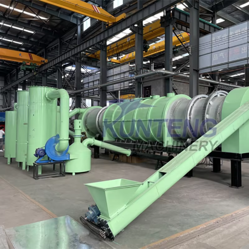 Automatic Biochar Making Machine High Capacity Continuous Carbonization Furnace Sawdust Bagasse Charcoal Making Machine