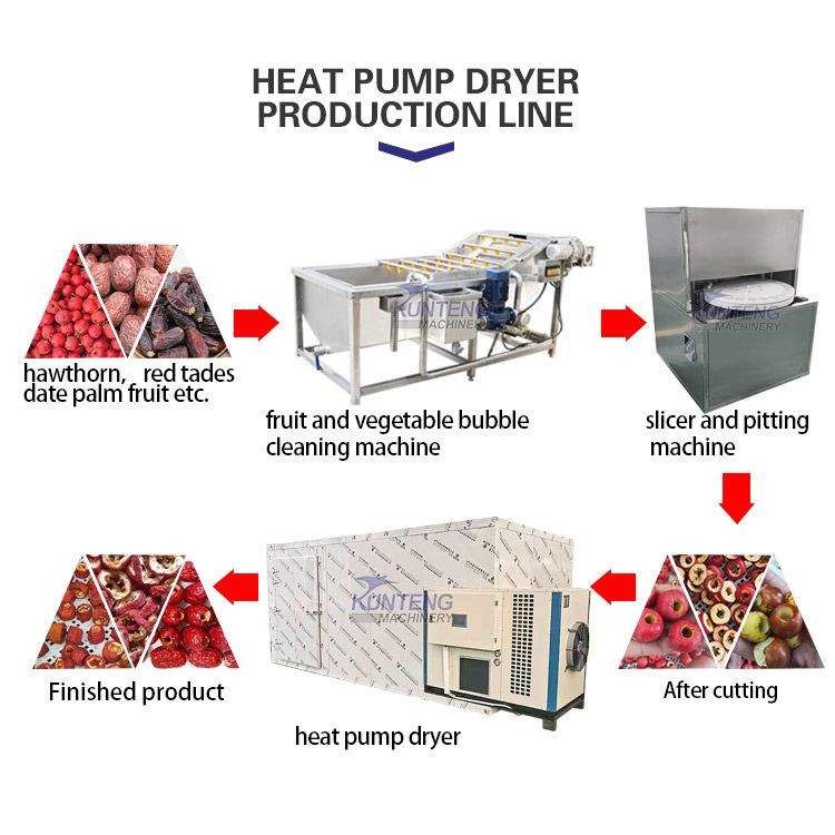 Spice dryer heat pump tray dryer black pepper dryer large capacity drying equipment