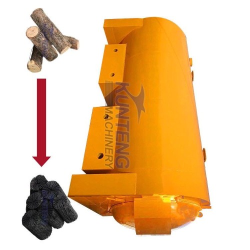 Large capacity wood carbonization furnace bamboo saw stick carbonization equipment coconut shell carbonization furnace