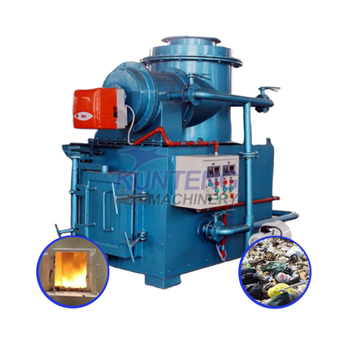 Smokeless Waste Incineration Machine Incinerator Burner
