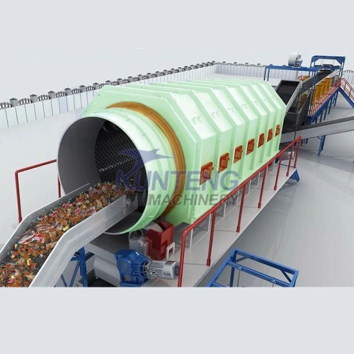 City Solid Waste Municipal Garbage Sorting Machine Line Plant Construction Garbage Plant Equipment
