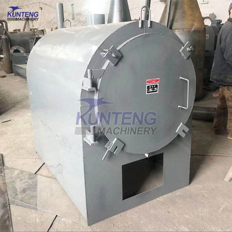 High Capacity Industrial Smoke Free Sawdust Charcoal Carbonization Furnace Stove Kiln