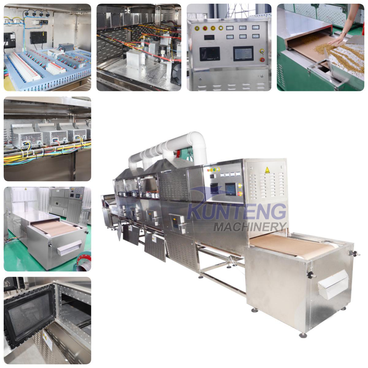 Eco-Friendly Source Larvae Drying Microwave Dryer Machine Bsf Equipment and Sterilization Machine