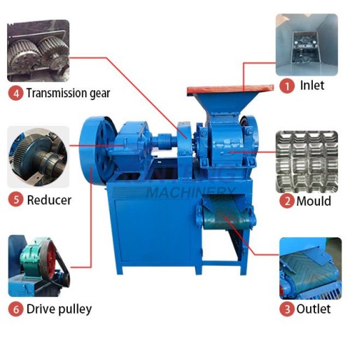 Coal powder ball pressing machine automatic coal powder forming machine barbecue charcoal block pressing machine