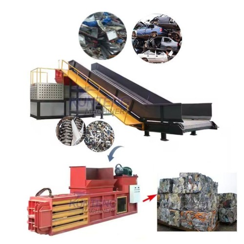 Hydraulic Car Shredder Compactor Car Crushing Plant and Scrap Metal Recycling Equipment Car Crusher and Baler Machines