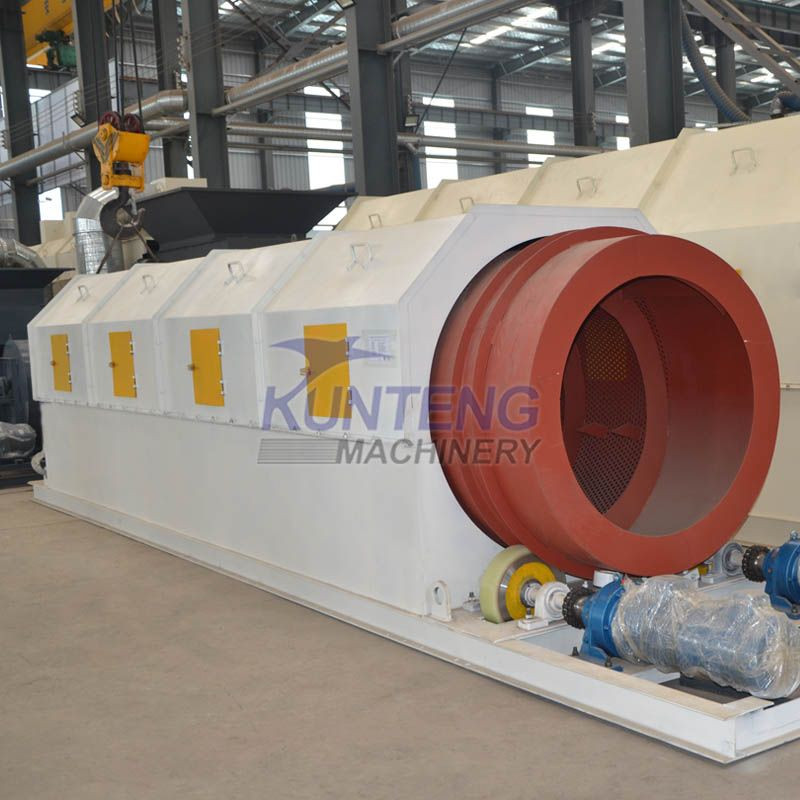 Construction waste solid waste screening machinery garbage drum screening equipment garbage treatment line
