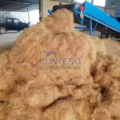 Efficient and Stable Coconut Husk Processing Line Fiber Extraction Machine Coco Peat-making Machine