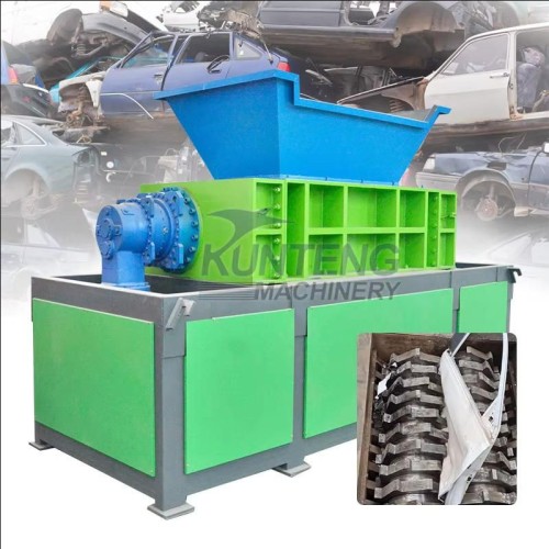 Garbage shredding machinery cardboard plastic metal shredder garbage recycling machinery