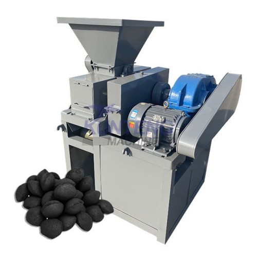 High Pressure Mineral Iron Biochar Powder Briquette Making Machine Charcoal Coal Powder Ball Shape Briquettes Machine