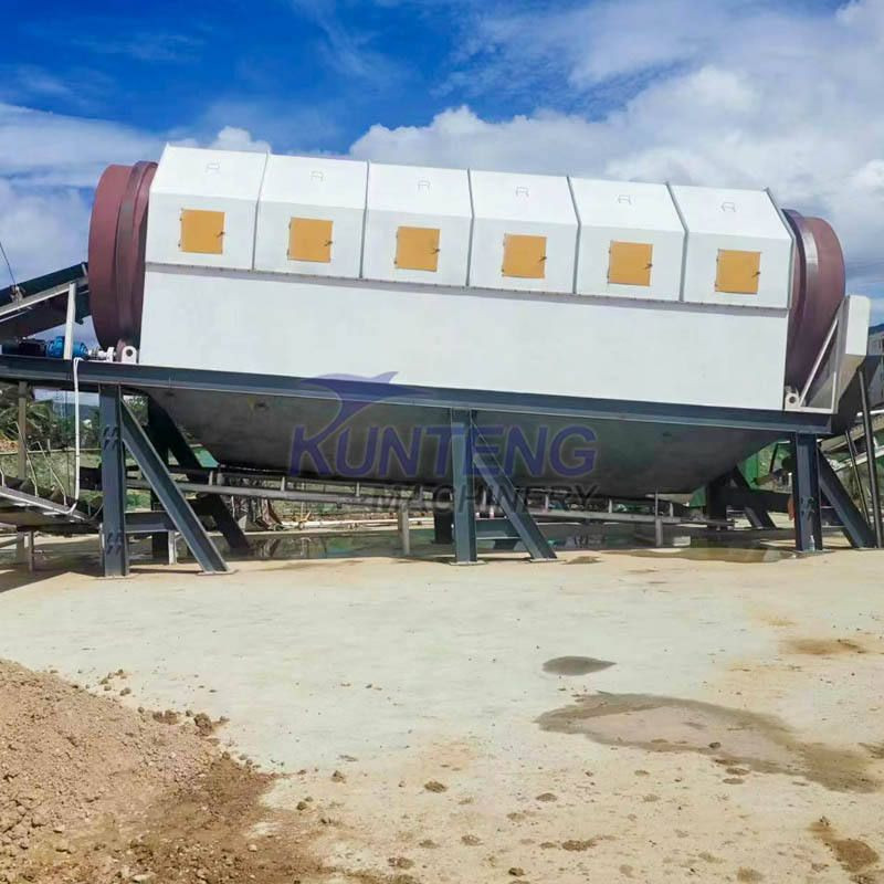 Urban Solid Waste Sorting MSW Construction Waste Drum Sieve Screen Machine for Waste Sorting Line